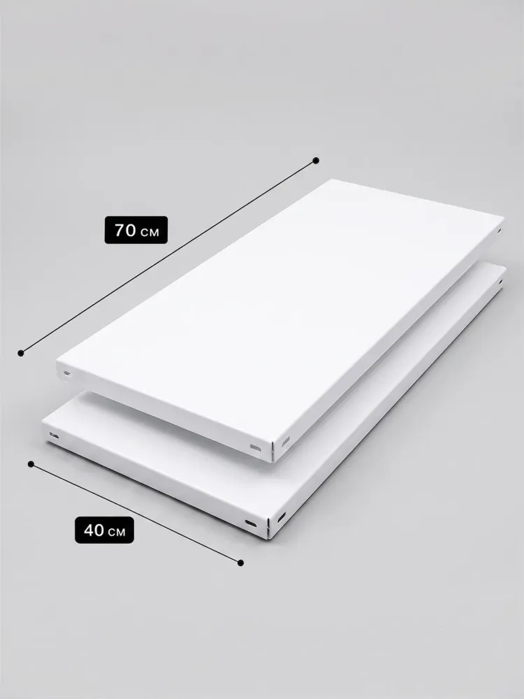 70×40 см, комплект 2 шт, белая