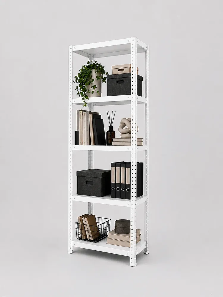 PRO 180×60×40 см, 5 полок, белый