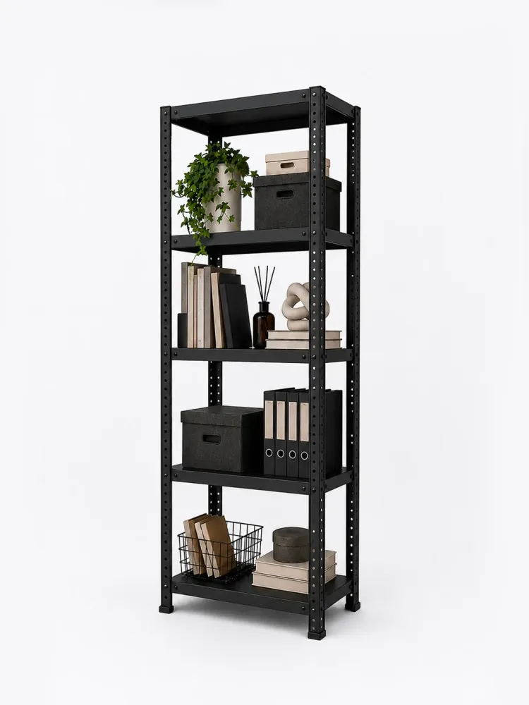 PRO 180×60×40 см, 5 полок, чёрный