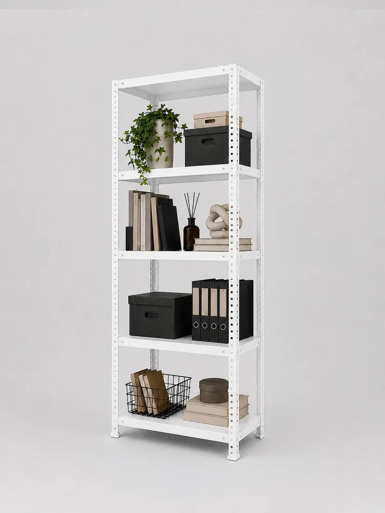 PRO 180×70×40 см, 5 полок, белый