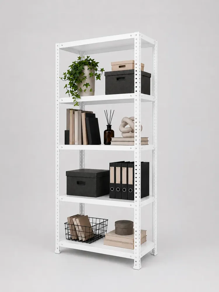 PRO 180×90×40 см, 5 полок, белый